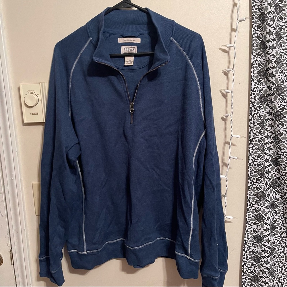 L. L. Bean 1/4 zip sweatshirt Large